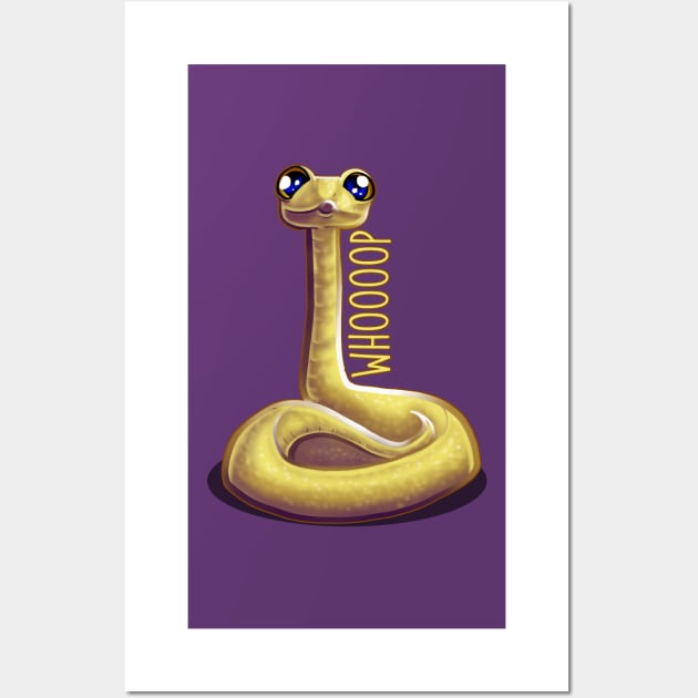 Whooping Snake Wall Art by Unicornarama